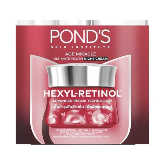 Ponds Age Miracle Night Cream, HEXYL-RETINOL - 45g