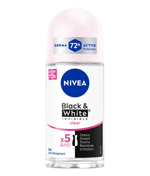 Nivea Roll On Deodorant Black & White Original - 50ml