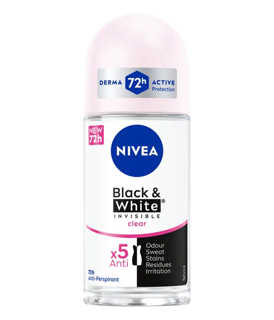 Nivea Roll On Deodorant Black & White Original - 50ml