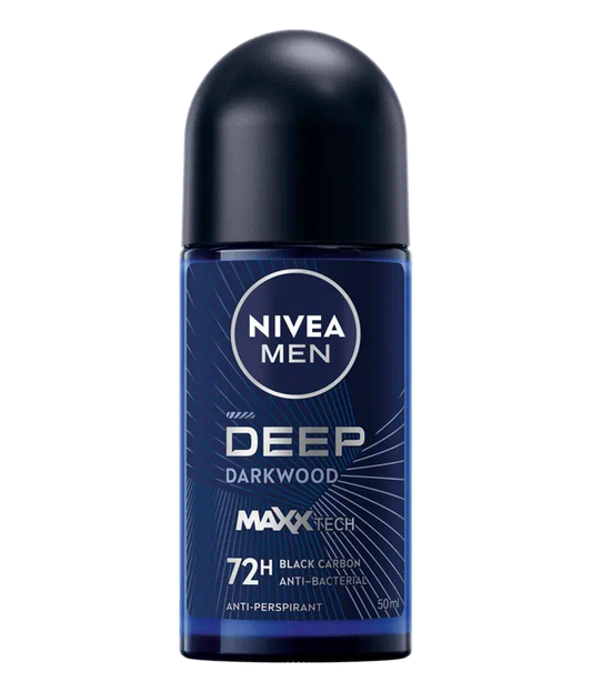 Nivea Men Roll On Deodorant Depp Dark Wood - 50ml