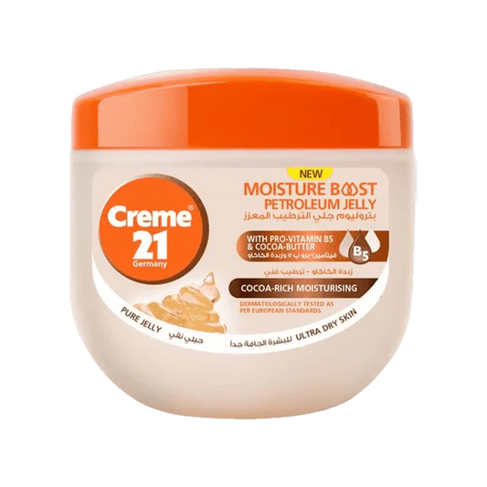 Creme 21  Moisture Boost Petroleum Jelly With Pro Vitamin B5 & Cocoa Butter - 300ml