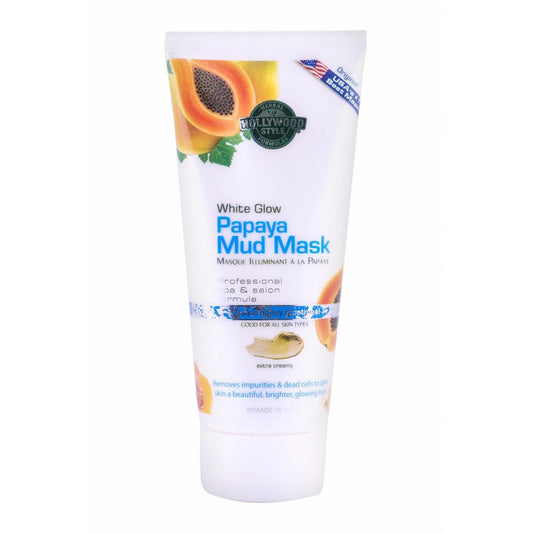 Holly Wood Style White Glow Papaya Mud Mask With Papaya, Oatmeal and Honey