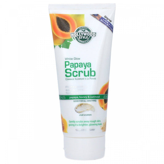 Holly Wood Style White Glow Papaya Scrub With Papaya, Oatmeal & Honey