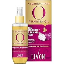 LIVON Organic Onion Repairing Oil 10x Stronger and Thicker Hair